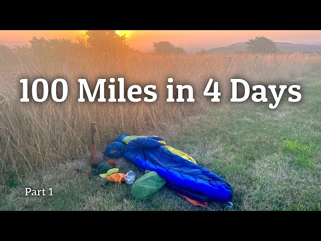 Solo Backpacking Along the South Downs Way - 100 Miles in 4 Days (Part 1)