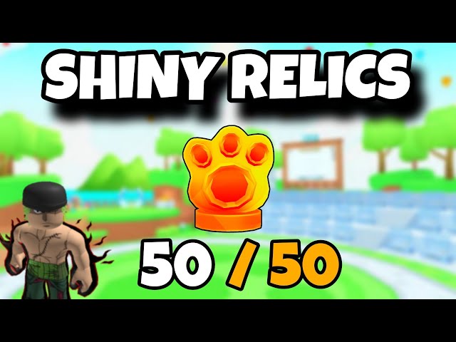 Emplacements des 50 Shiny Relics sur PETS GO !