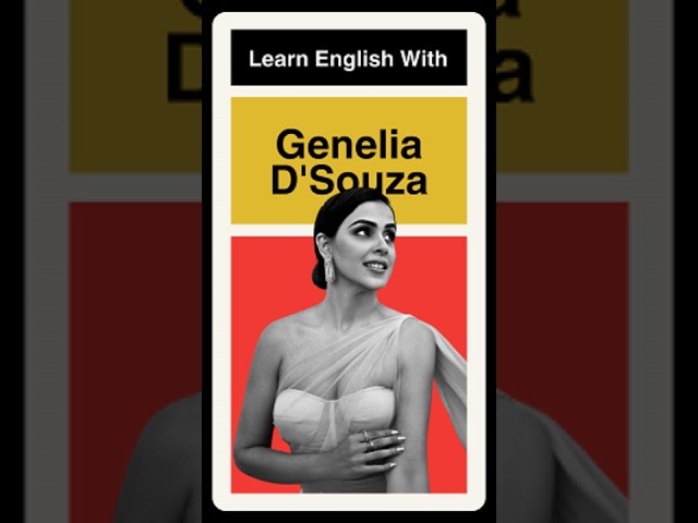 Learn English With Genelia D'Souza 📚