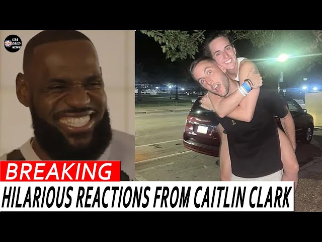 LeBron James-inspired post sparks hilarious reactions from Clark and her boyfriend Connor McCaffery