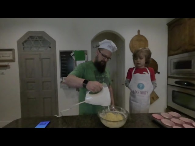 Ryker and Dad - Baketivity Cupcakes - Part1