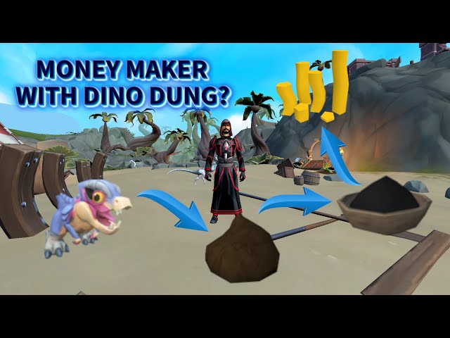 Money Maker With Dino Dung! || RuneScape 3 ||