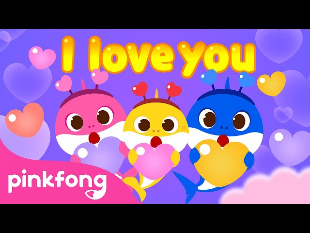 Valentine's Day Sharks❤️ | Baby Shark Valentine | Best Kids Songs | Pinkfong Songs for Children