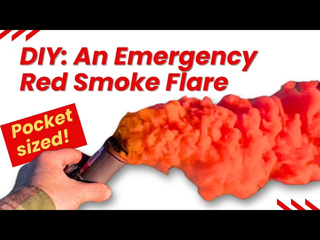 DIY: A Red Smoke Rescue Flare