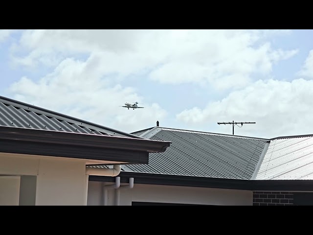 Slow Motion to Full Speed Cessna 750 Citation XVH-XCJ arriving Adelaide Airport.