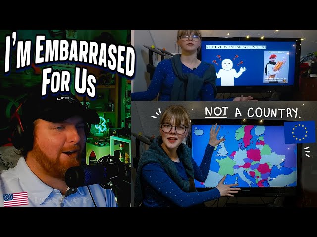 American Reacts to explaining europe to americans