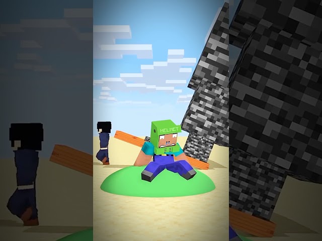 HELP HEROBRINE TO HOW TO POWER UP CREDIT -@oreETV #minecraft #meme #animation #viralshorts