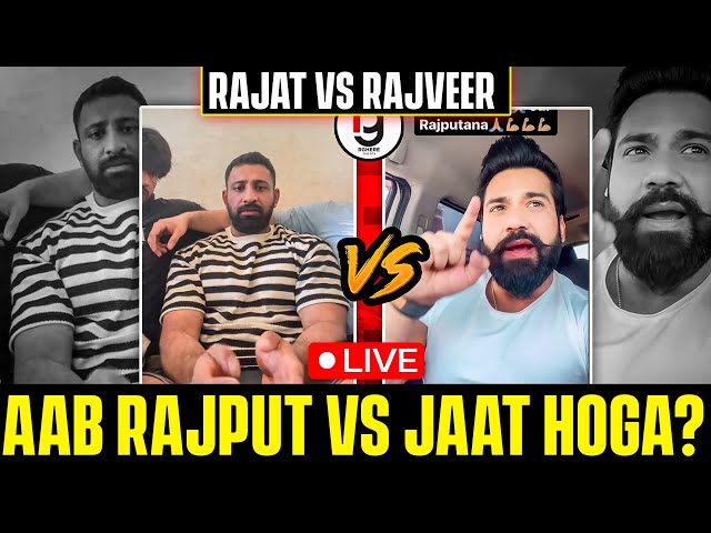 RAJAT DALAL VS RAJVEER INSTAGRAM FIGHT | RAJVEER FITNESS VS RAJAT | REACTION BY RG LIVE