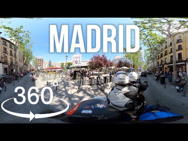 Madrid 360° | Motorcycle Ride in the Centre of Madrid 🇪🇸