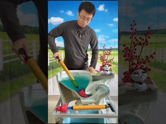 How do Japanese people clean toilets? #shorts #youtubeshorts #shortvideo