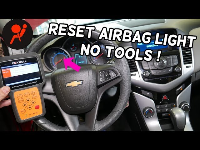 HOW TO RESET AIRBAG LIGHT ON CHEVROLET CRUZE OR CHEVY SONIC