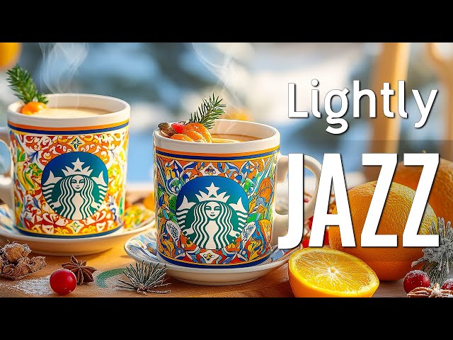 Lightly Jazz with Starbucks: Enjoy a Refreshing Coffee Break with Smooth Jazz and Festive Scents