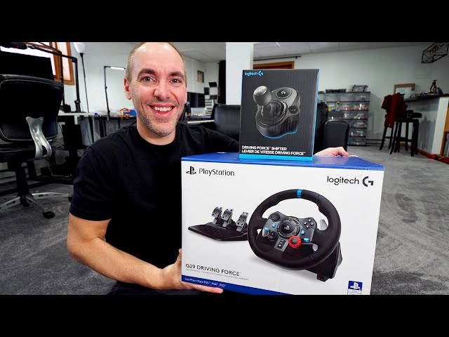 Logitech G29 Driving Force Gaming Racing Wheel Unboxing, Set up, and Impressions