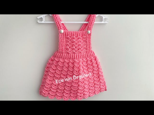 Crochet Spring Flower Model Dress /Tığ Işi Bahar Çiçeği Model Elbise Yapılışı /3-6 ay