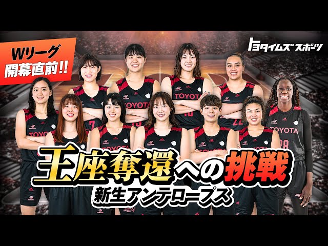 Wリーグ開幕直前！！新生アンテロープス 王座奪還への挑戦｜トヨタイムズスポーツ