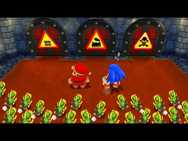 Mario Party 9 - All Minigames Mario Vs Sonic (Master Difficulty)