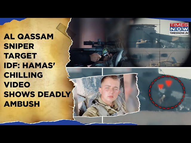 Watch Al Qassam Sniper Target Israeli Troop| Hamas' Chilling Video Shows Deadly Ambush| Gaza War