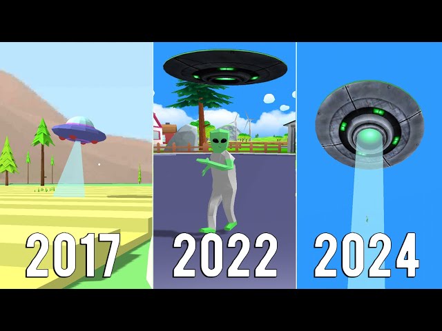 Dude Theft Wars Evolution Of Aliens & UFO 2017 - 2024 !!! 🤔🤔🤔