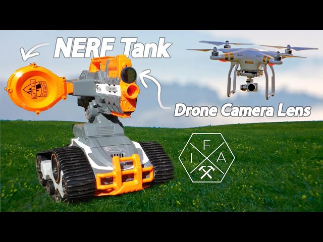 Hasbro's NERF TERRASCOUT TANK needed a CONTACT LENS from a DJI drone