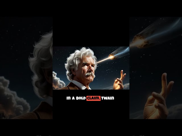 Mark Twain & Halley's Comet: A Remarkable Coincidence | Ai Animation #history #marktwain