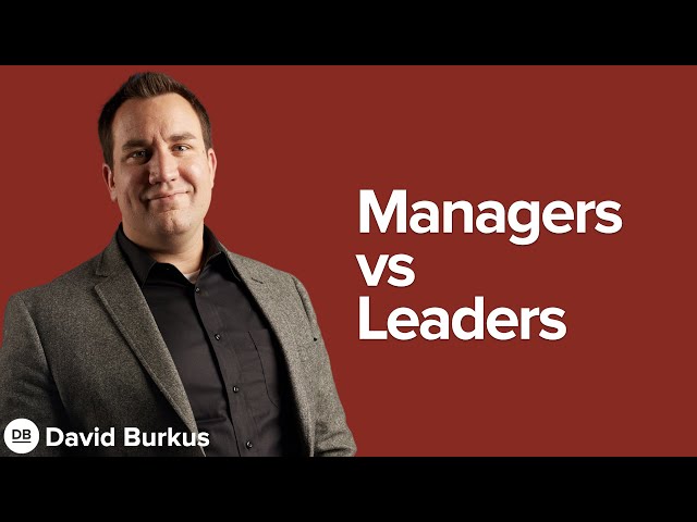 4 key differences between managers and leaders