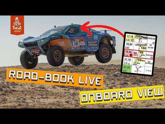 Learn the Road Book on Dakar Rally 2022 Car | Onboard with Tom Coronel