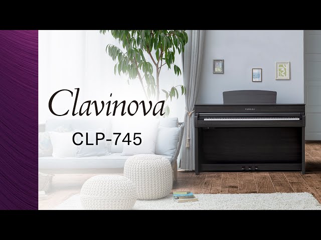 Yamaha Clavinova CLP-745 Digital Piano Overview