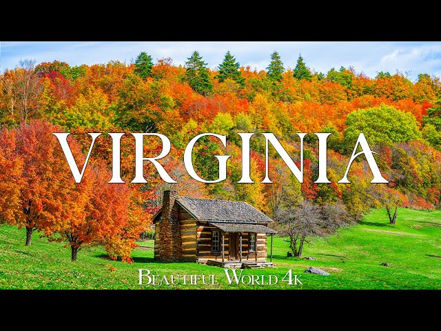 Virginia 4K - Explore Vibrant Autumn Foliage, Rolling Hills, and Scenic Blue Ridge Views - 4K UHD