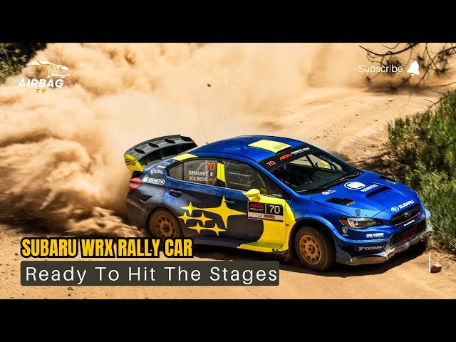 Subaru WRX launched the rally version