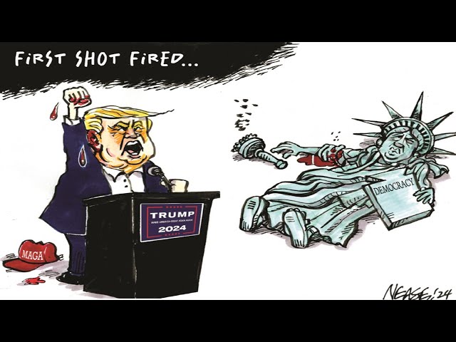 NOVEMBER 20 Funny American Political Cartoon - American Politics Caricature  - Trump Breaking News