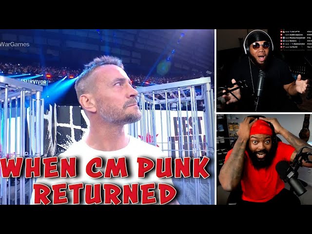 INTHECLUTCH REACTION TO CM PUNK RETURNING TO WWE AT SURVIOR SERIES