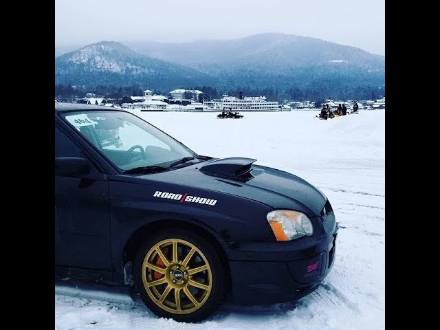 Lake George Winter Carnival Ice Racing Highlights in 360