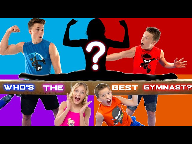 Who is the Ultimate Ninja Kidz Champion? Gymnastics!