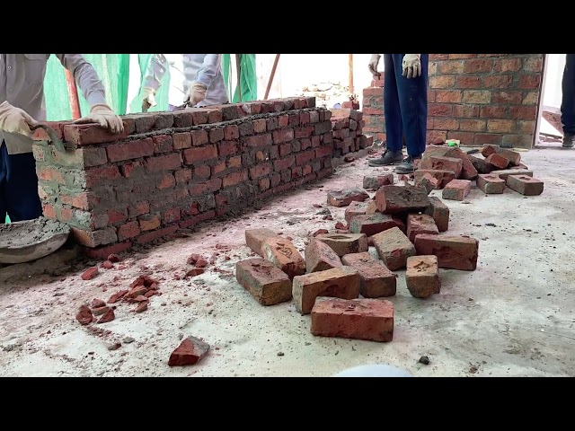 Brick work of 13 Inches wall