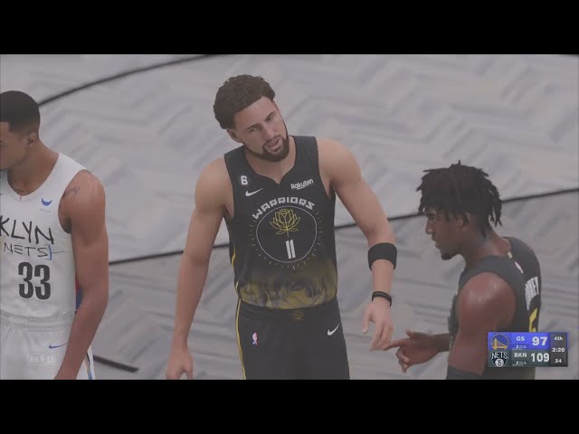 WARRIORS vs NETS FULL GAME HIGHLIGHTS Sim Highlights NBA2K23