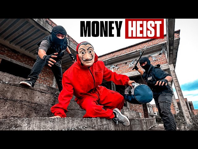 MONEY HEIST vs POLICE ll FULL VERSION (Epic Parkour Pov Chase)