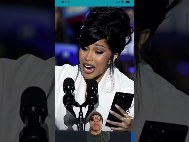 Cardi B Denies She was Paid At Harris Rally! #shorts #cardib #harris