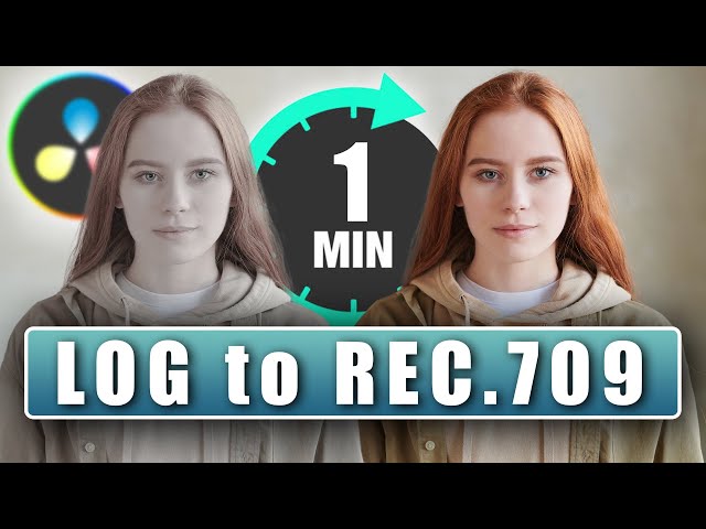 HOW TO convert LOG Footage to Rec.709 | Davinci Resolve 18 Tutorial