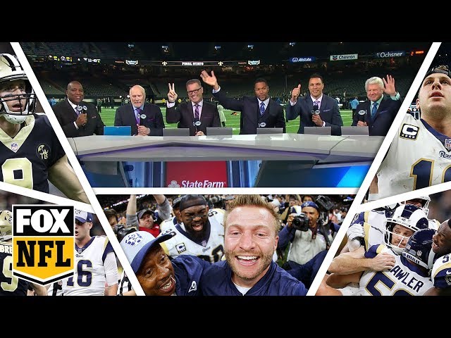 FOX NFL crew break down Rams, Saints 2019 NFC Championship Game | FOX NFL