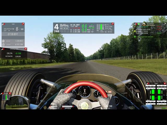 Assetto Corsa | Faster than Jim Clark Achievement | Lotus 49 @ Monza 1966 1:28:373 min