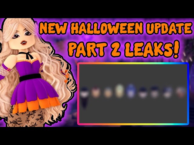 NEW Halloween Update Part 2 Leaks 9 New Hairstyles Was Revealed Royale High