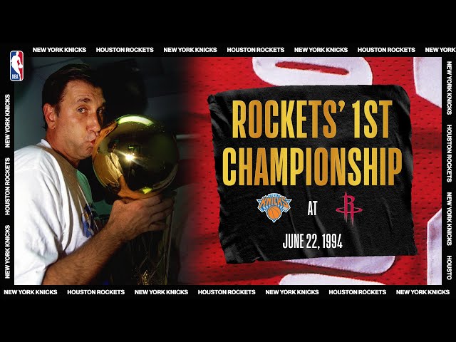 Rudy T Leads Rockets To First NBA Championship | #NBATogetherLive Classic Game