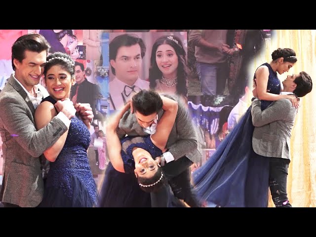 Mohsin Khan And Shivangi Joshi Live Dance Performance On The Sets Of Yeh Rishta Kya Kehlata Hai