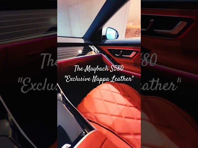 The Maybach S580 | "Prime Nappa Leather Package!" #마이바흐 #mercedesmaybachs580 #mercedesmaybachs580