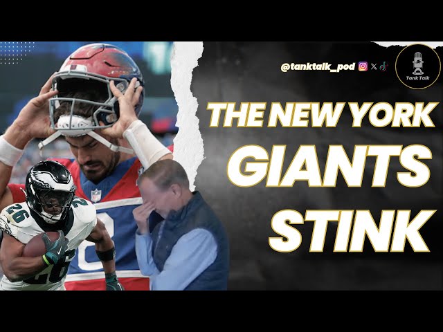 Hey Giants Fans, We Told Ya So...DANIEL JONES AND THE NEW YORK GIANTS STINK. Shoutout Saquon Barkley