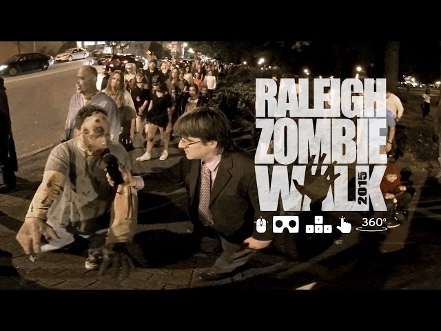 Breaking News: Zombies Invade Raleigh NC [360º video]