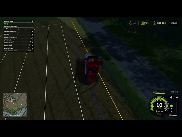 Farming Simulator 25 Relaxing harvesting in the rain