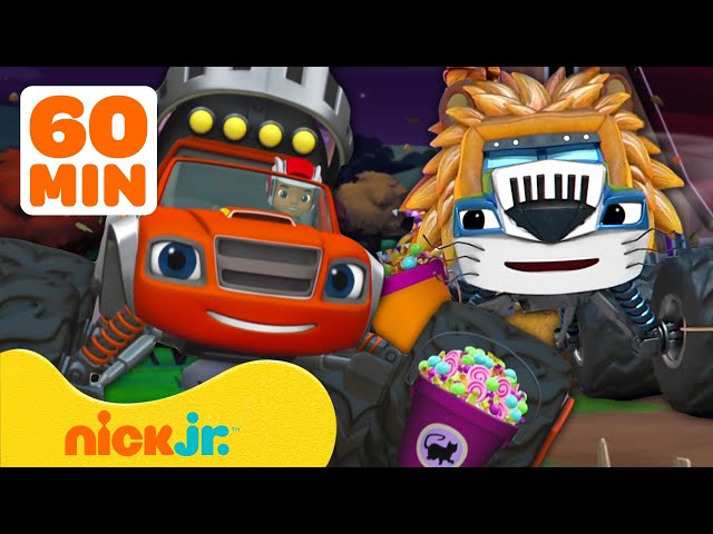 Blaze's Halloween Rescues & Adventures! 🎃 w/ AJ | 30 Minutes | Nick Jr.