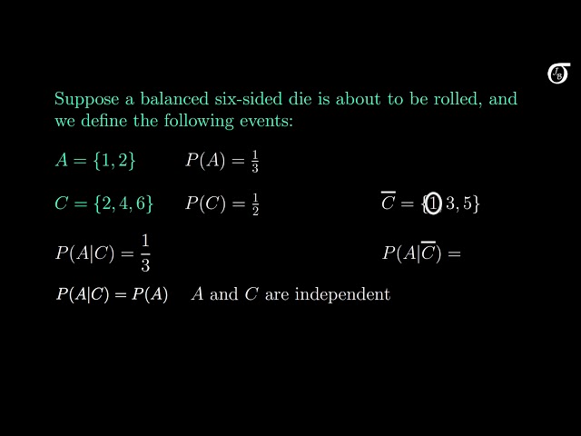 Independent Events (Basics of Probability: Independence of Two Events)