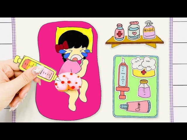 【🐾Pop The Pimples🐾】Lotus Paper | DIY Paper Craft👶👶Baby Care Tips